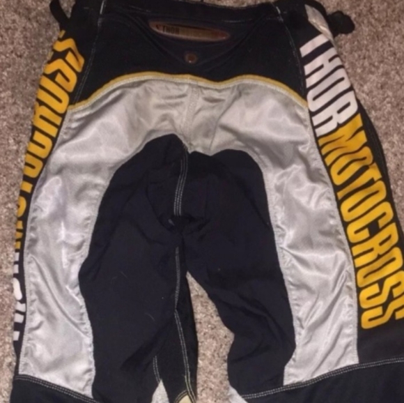 Vintage Thor Retro Motorcross MotoX/BMX Pants (Size 32) - Picture 2 of 7